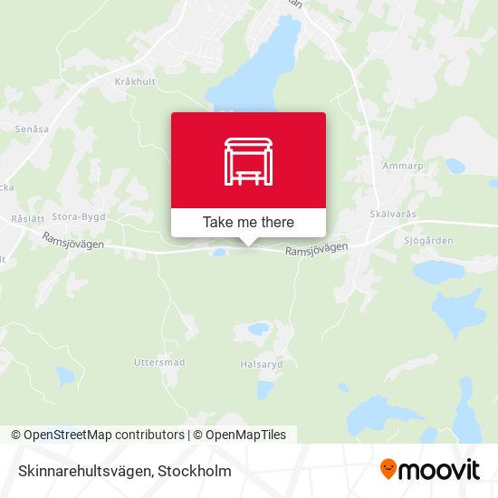 Skinnarehultsvägen map