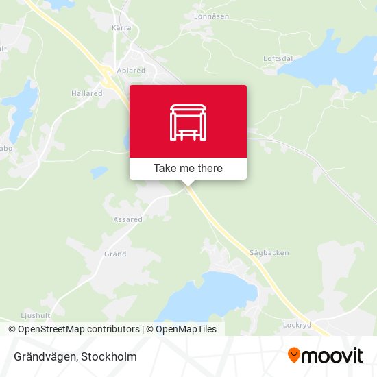 Grändvägen map