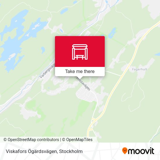 Viskafors Ögärdsvägen map