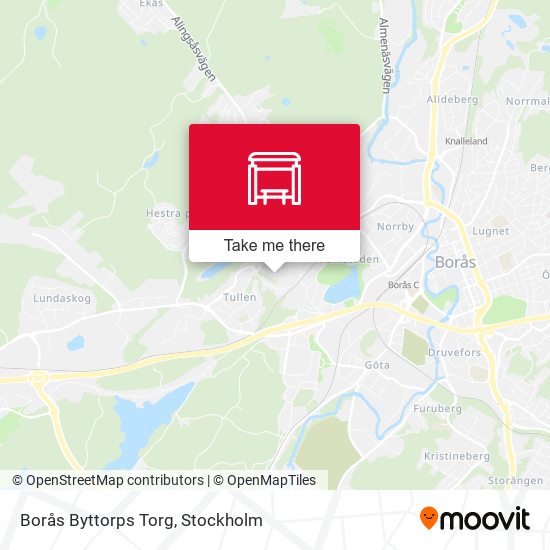 Borås Byttorps Torg map