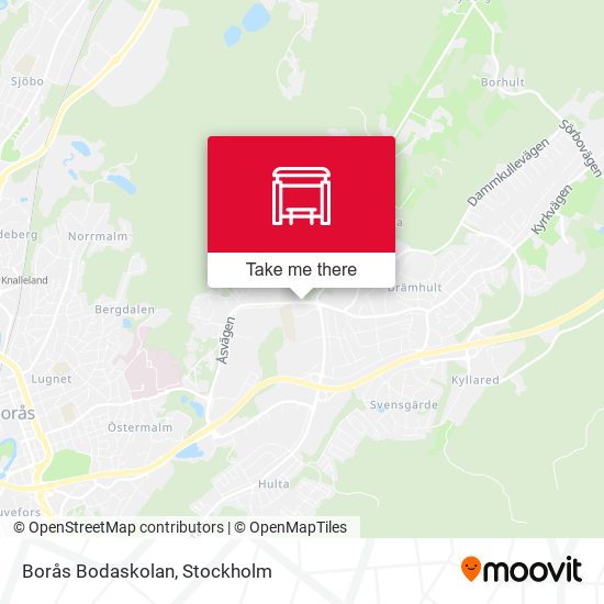 Borås Bodaskolan map