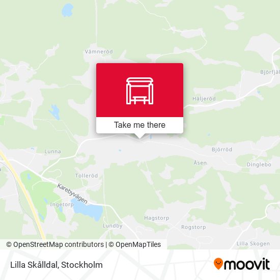 Lilla Skålldal map