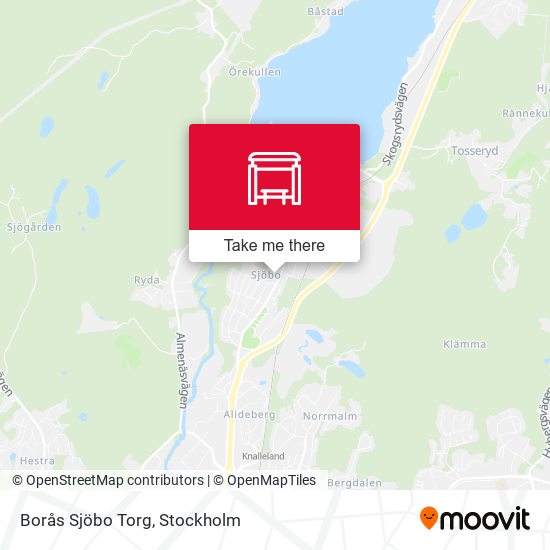 Borås Sjöbo Torg map