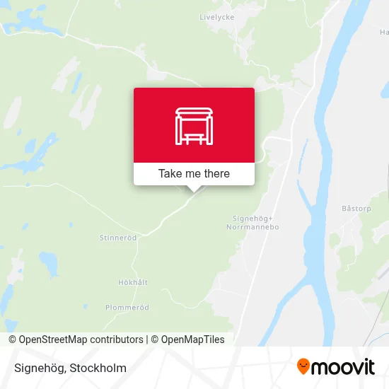 Signehög map