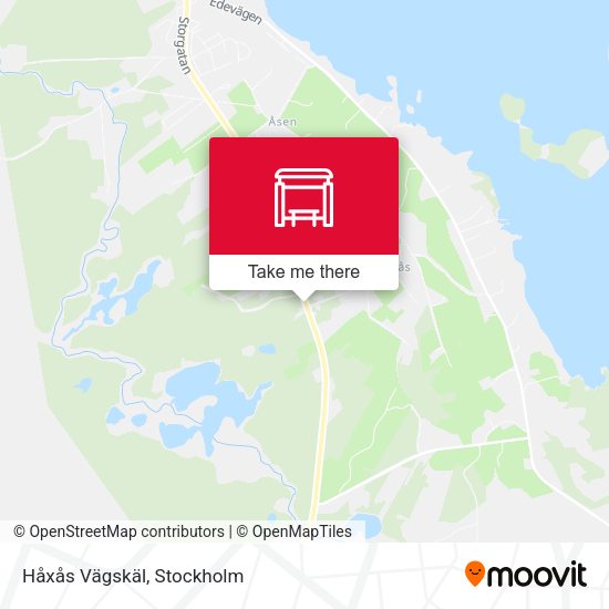 Håxås Vägskäl map