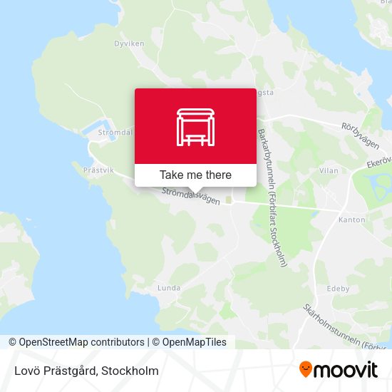 Lovö Prästgård map