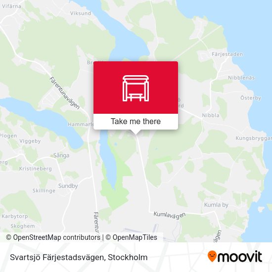 Svartsjö Färjestadsvägen map