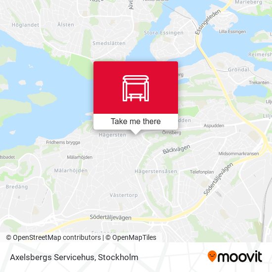 Axelsbergs Servicehus map