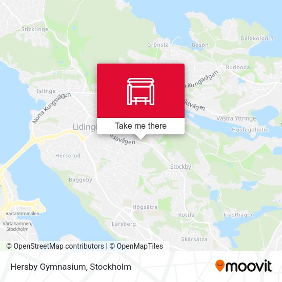 Hersby Gymnasium map