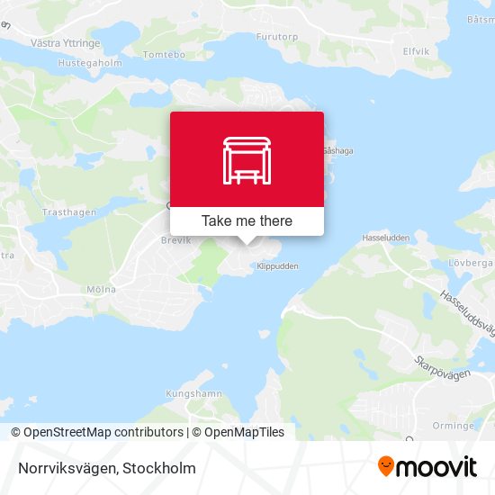 Norrviksvägen map