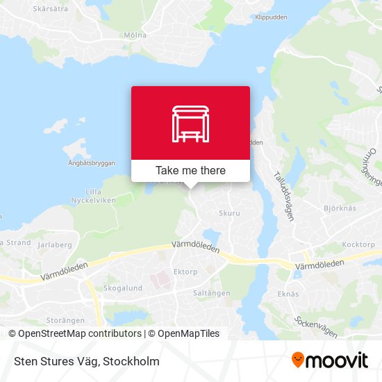 Sten Stures Väg map