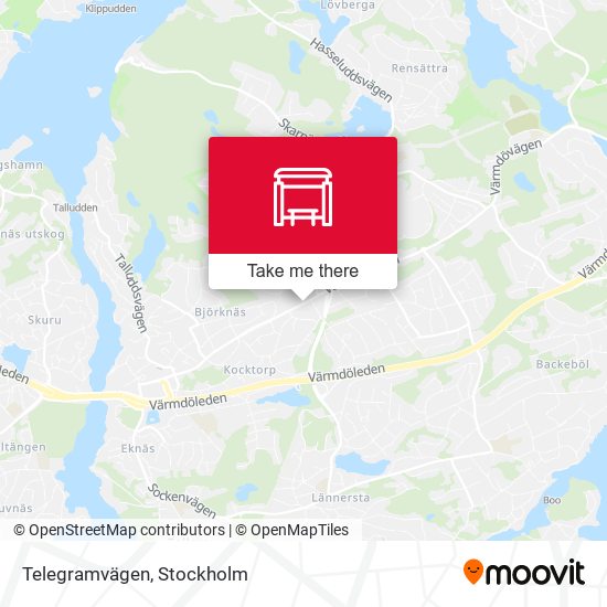 Telegramvägen map