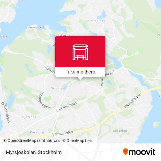 Myrsjöskolan map