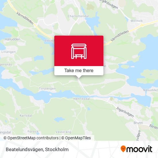 Beatelundsvägen map