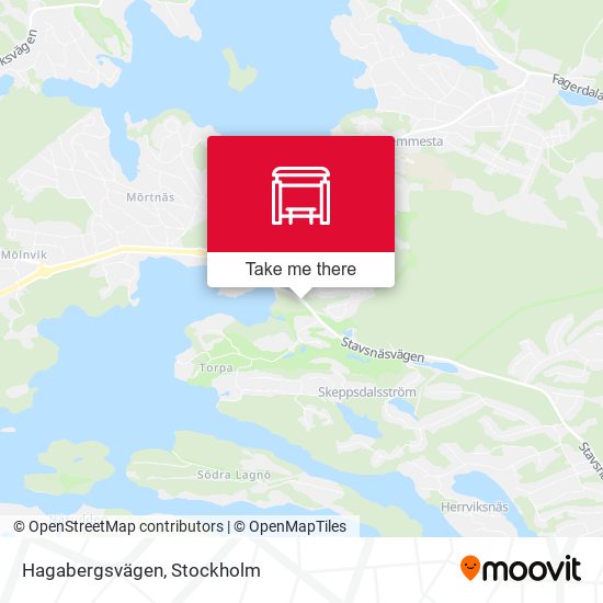 Hagabergsvägen map