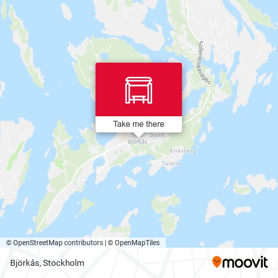 Björkås map