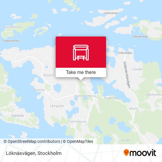 Löknäsvägen map