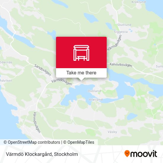 Värmdö Klockargård map