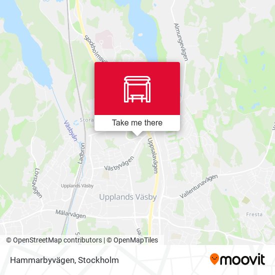 Hammarbyvägen map