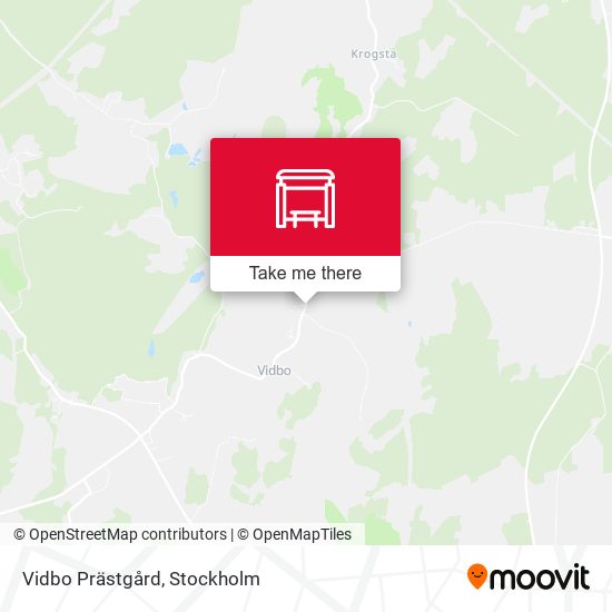 Vidbo Prästgård map