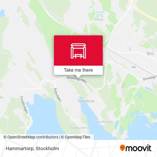 Hammartorp map