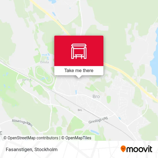 Fasanstigen map