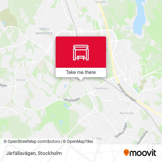 Järfällavägen map