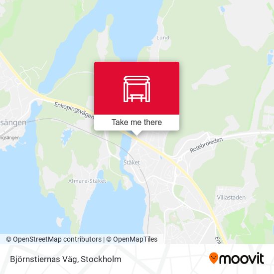 Björnstiernas Väg map