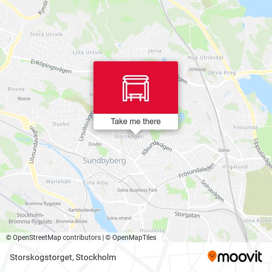 Storskogstorget map