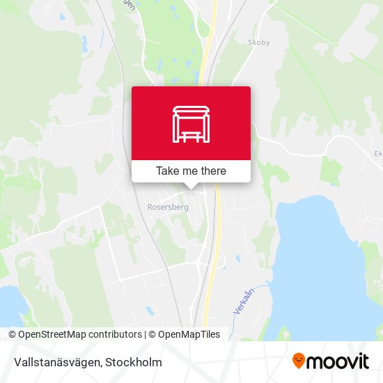 Vallstanäsvägen map