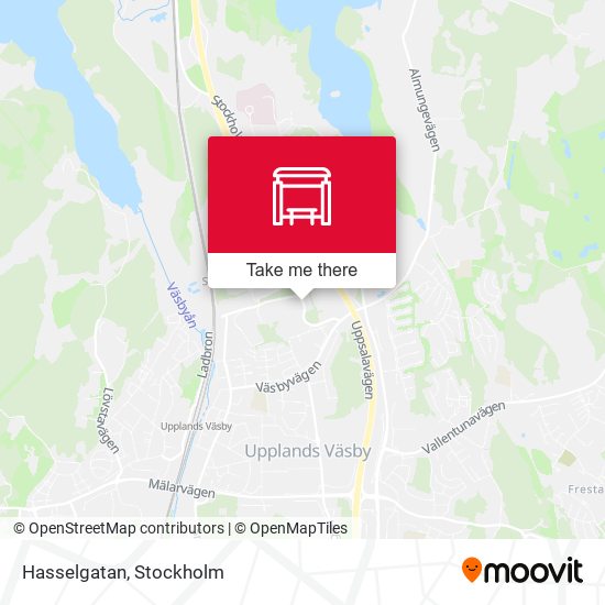 Hasselgatan map