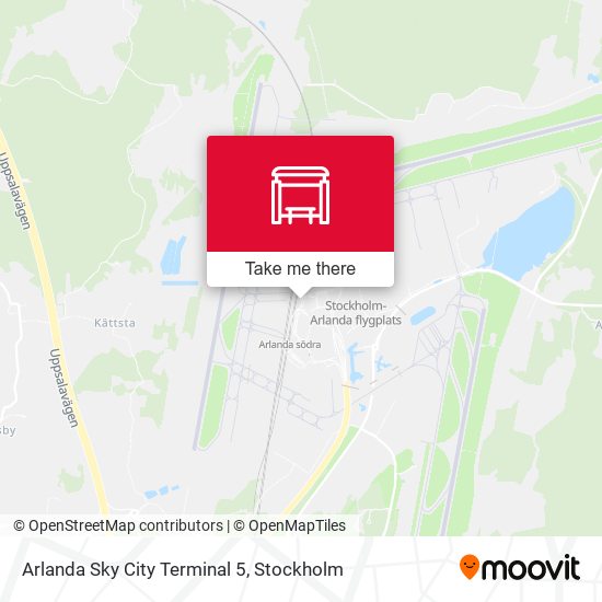 Arlanda Sky City Terminal 5 map