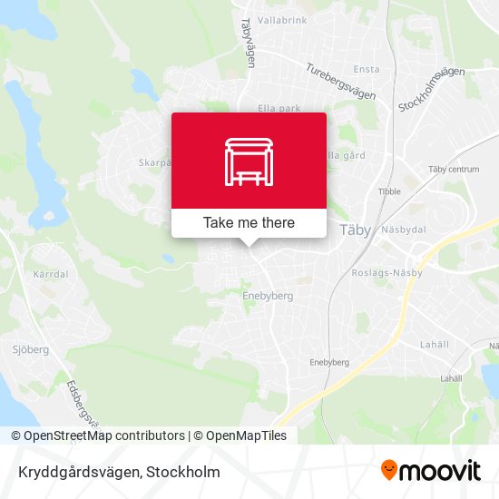 Kryddgårdsvägen map