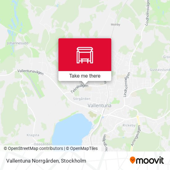 Vallentuna Norrgården map