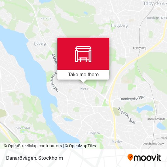 Danarövägen map