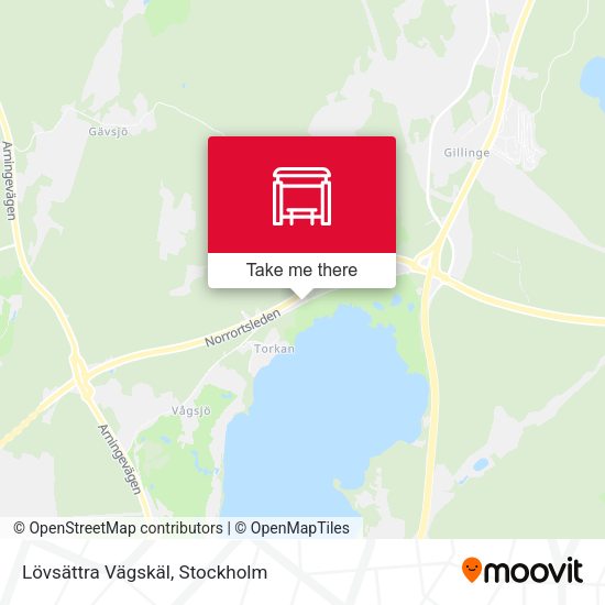 Lövsättra Vägskäl map