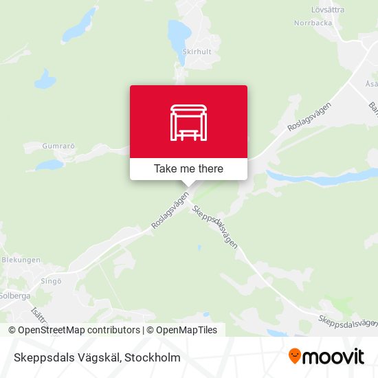 Skeppsdals Vägskäl map