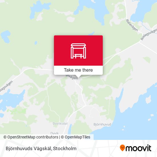 Björnhuvuds Vägskäl map