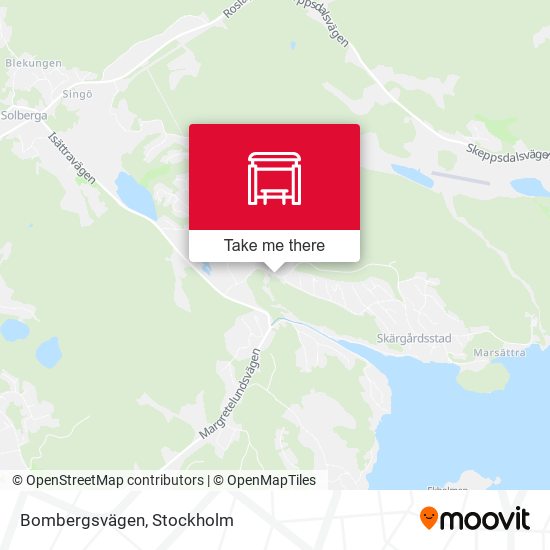 Bombergsvägen map