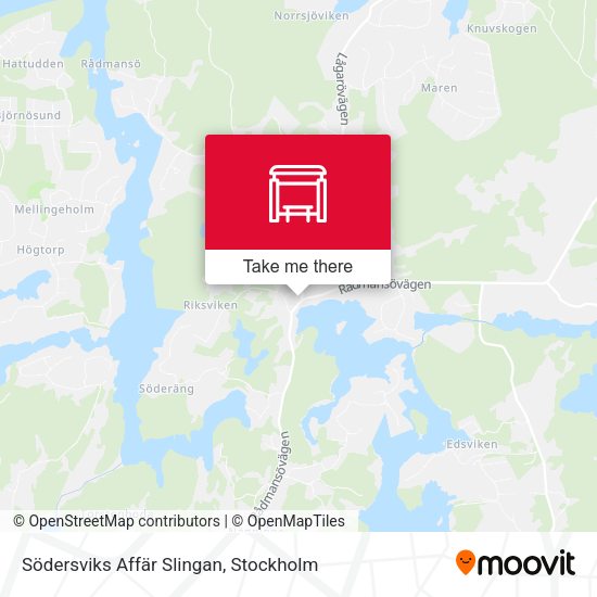 Södersviks Affär Slingan map