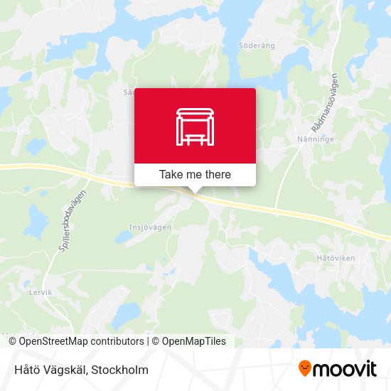 Håtö Vägskäl map