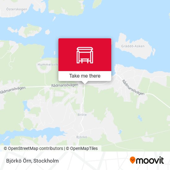 Björkö Örn map