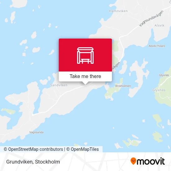 Grundviken map