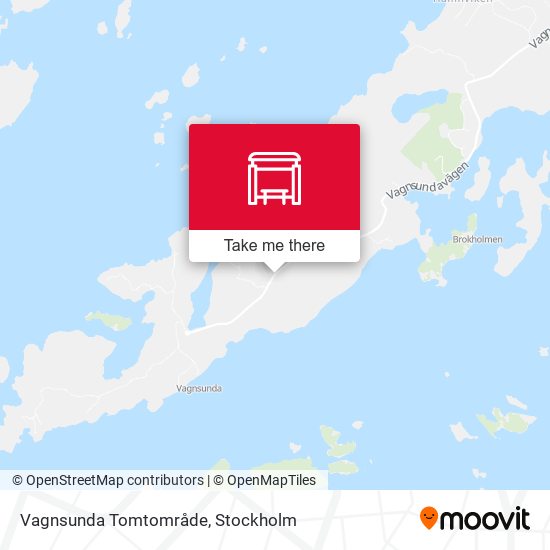 Vagnsunda Tomtområde map