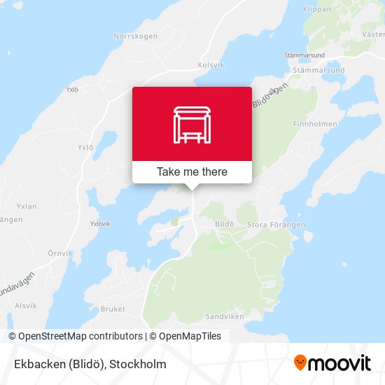 Ekbacken (Blidö) map