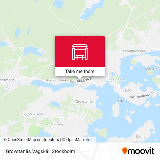 Grovstanäs Vägskäl map