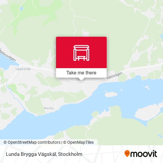 Lunda Brygga Vägskäl map