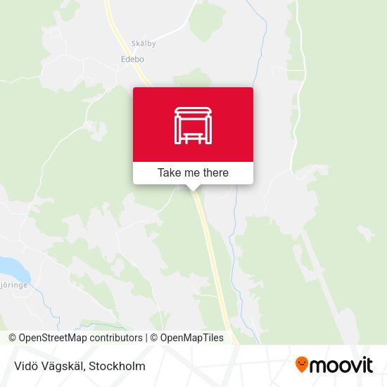Vidö Vägskäl map