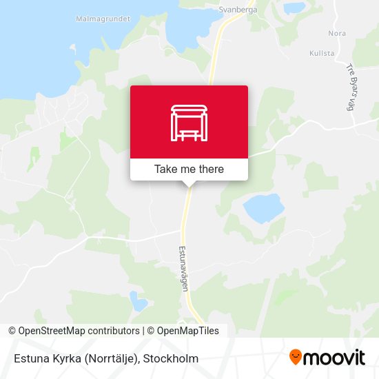 Estuna Kyrka (Norrtälje) map