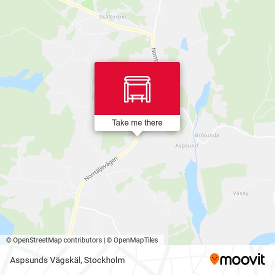 Aspsunds Vägskäl map